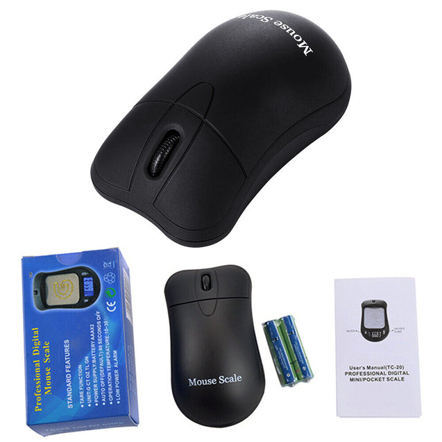 200g by 0.01g Portable Digital Scale - Mouse - jewelry scale .01 gram Precision