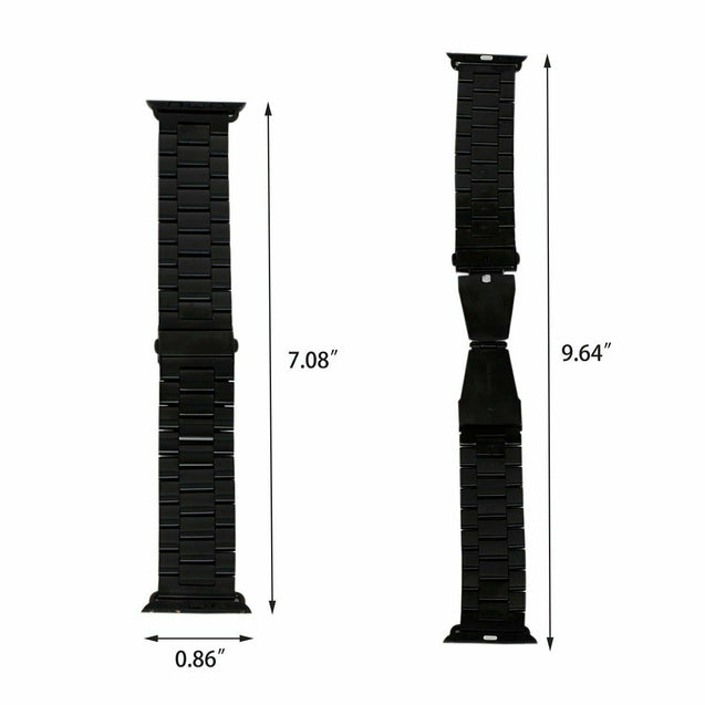 Stainless Steel Wrist Band Clasp for Apple Watch Series 4/3/2/1 iWatch 38/42mm