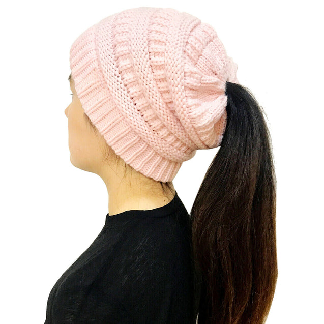 Women's Bubble Knit Slouchy Baggy Beanie Oversize Winter Hat Ski Cap Stylish and