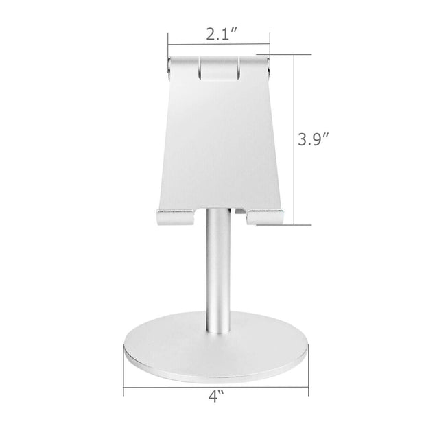 Portable Aluminum Desk Desktop Phone Stand Holder For iPhone Cellphone Tablet