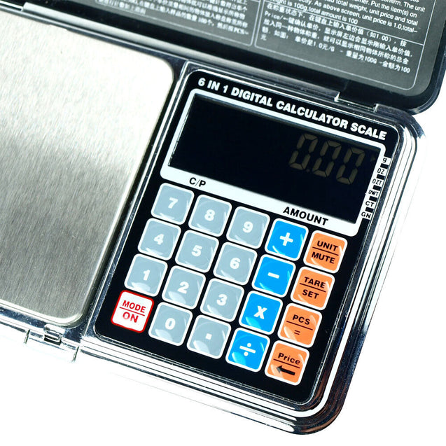 500g x 0.01g Digital Pocket Scale High Precision w/ Pieces Counting / Calculator