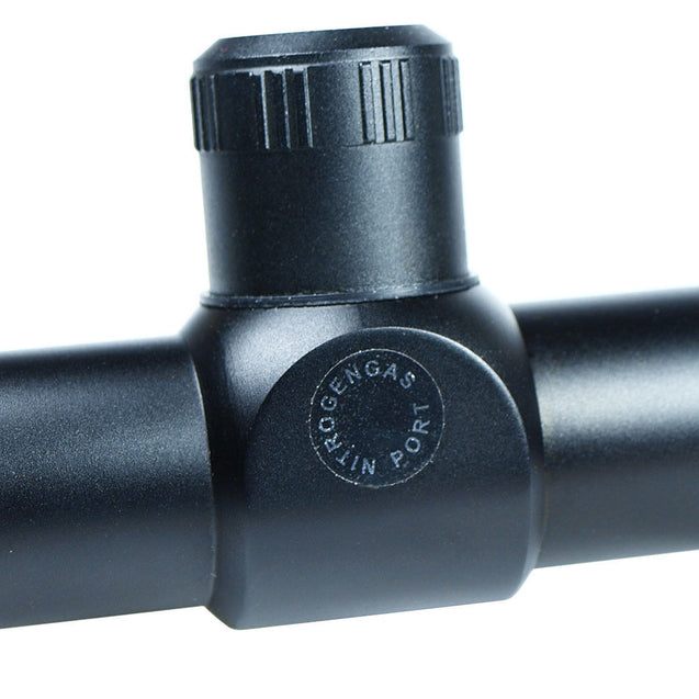 6-24X50 AOEG Rifle Scope Dual illuminated with Red Laser Sight & PEPR Rail Mount