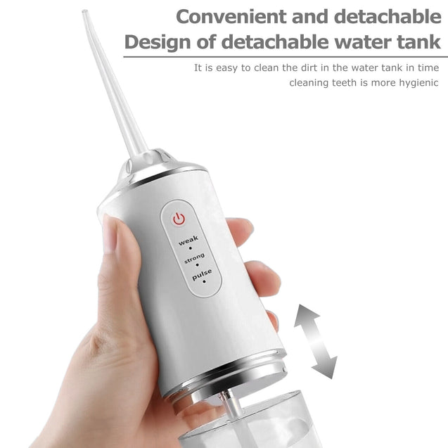 Cordless Water Flosser Dental Oral Irrigator Travel Teeth Cleaner Floss Pick
