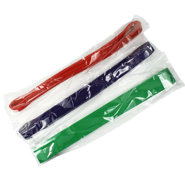 Set of 3 Heavy Duty Resistance Band Loop Exercise Yoga Workout Power Gym Fitness