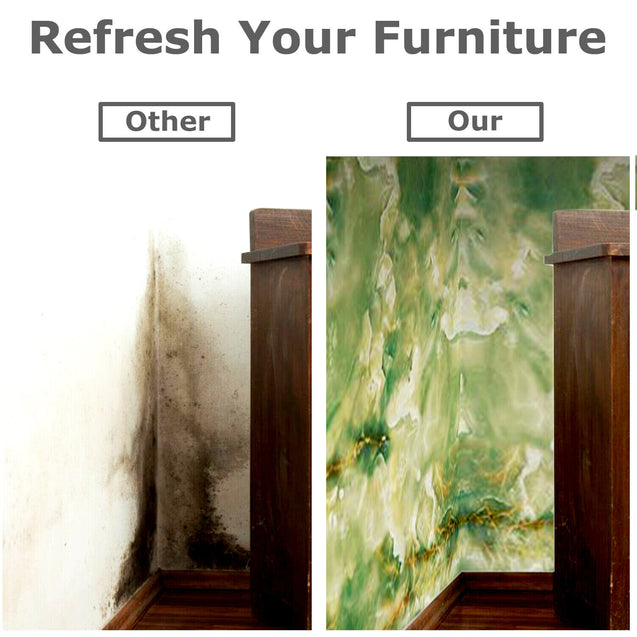 Self Adhesive Peel & Stick Wallpaper Marble PVC Kitchen Countertop 9.84ftx1.97ft