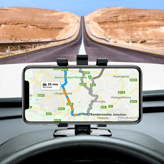 Universal Car Dashboard 360° Rotation Mobile Phone Holder Stand Mount Bracket US