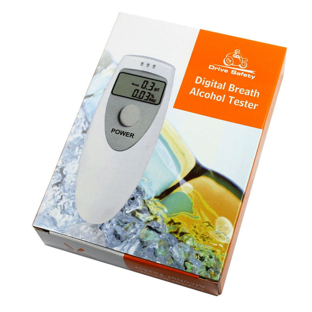 Digital Alcohol Breathalyzer Compact Portable NO CONTACT Breath Tester Analyzer