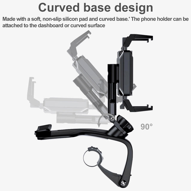 Universal Car Dashboard 360° Rotation Mobile Phone Holder Stand Mount Bracket US