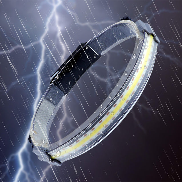 Battery LED Headlamp Headlights Torch Flashlight Work Light Bar Head Band Lamp