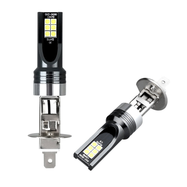 2PCS H1 LED Headlight Bulbs Conversion Kit 100W 14000LM 6500K High Low Beam Lamp