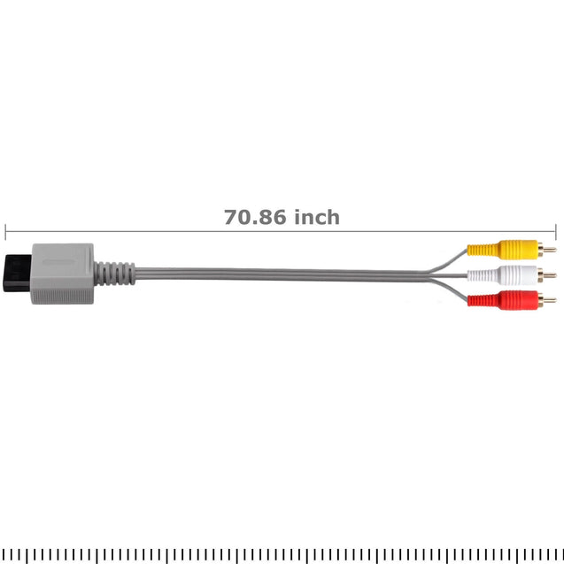 Audio Video AV Composite 3 RCA Cable for Nintendo Wii NEW US SELLER