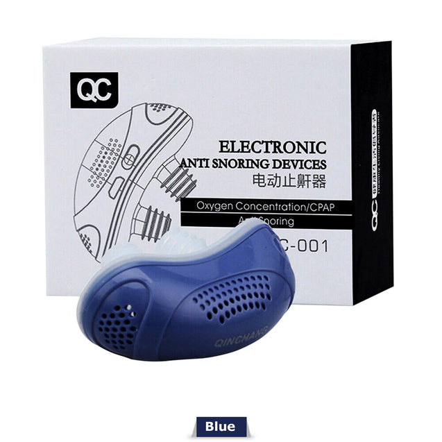 Micro Electric CAPA Noise Anti Snoring Device Sleep Apnea Stop Snore Aid Stopper