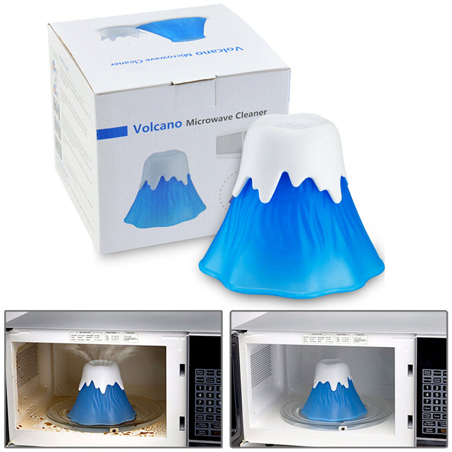 Volcano Erupt Microwave Oven Cleaner Steam Clean Kitchen Gadget Cleaning Tool