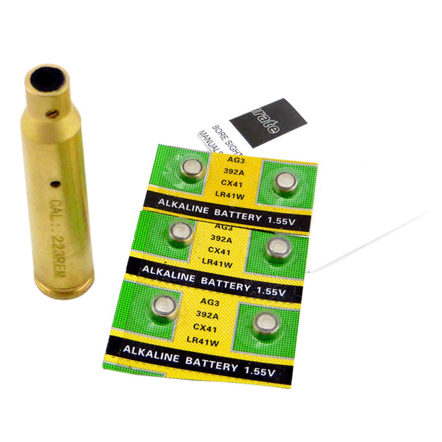 Red Laser Dot 223 Boresighter .223 REM Brass Laser Bore sight for Rifle Gun