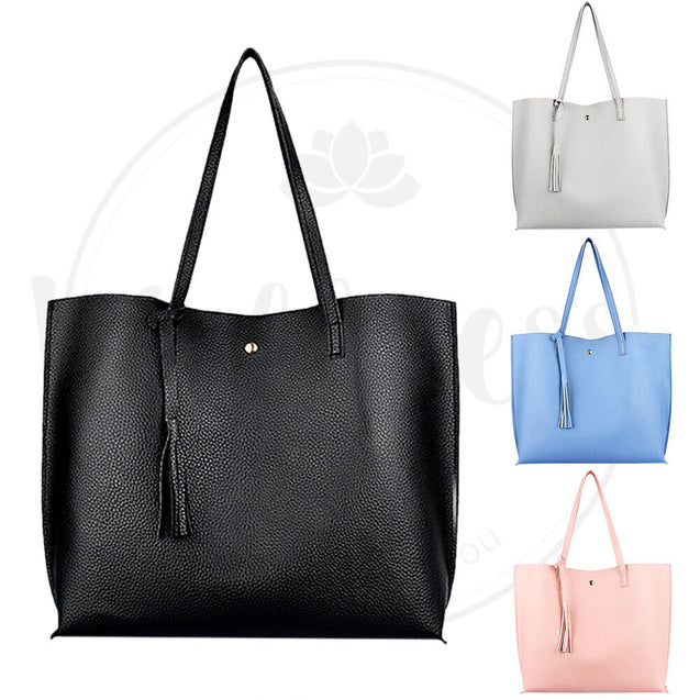 Women Synthetic Leather Handbag Shoulder Ladies Purse Messenger Satchel Tote Bag