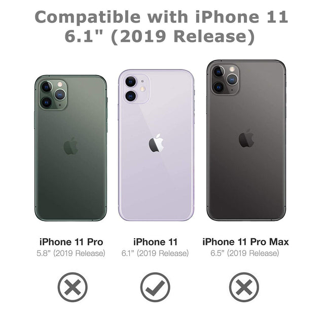 iPhone 11 Case Clear Flower Design Soft Flexible TPU Ultra Thin Shockproof