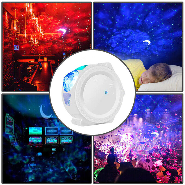 3in1 LED Galaxy Starry Night Light Projector 3D Ocean Star Sky Party Lamp Gift