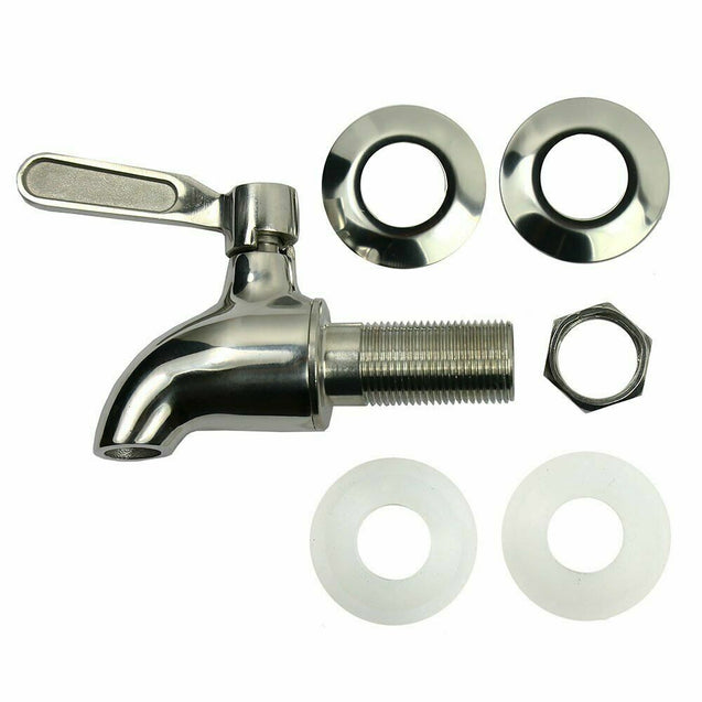 Heavy Duty Stainless Steel Beverage Spigot Faucet for Beverage / Wine Dispenser