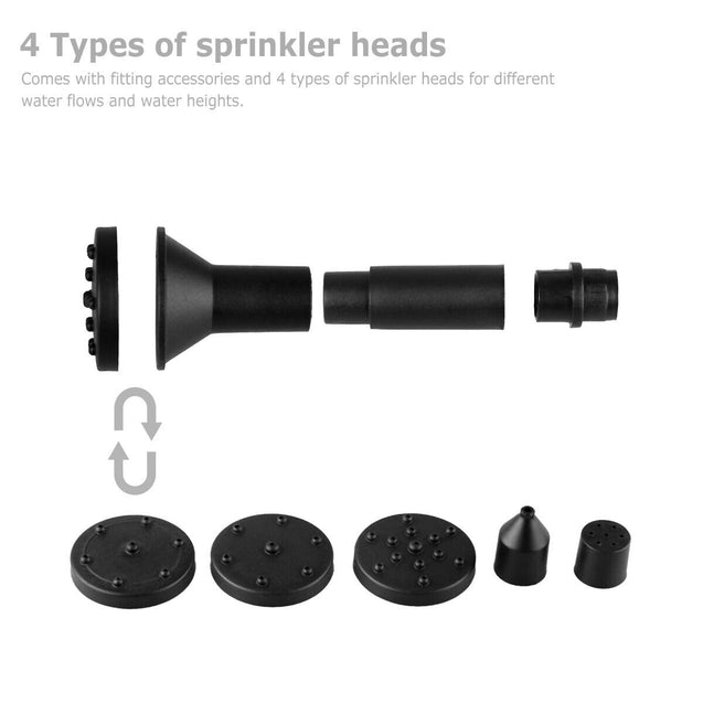 Solar Power Fountain Submersible Floating Water Pump Bird Bath Pond Garden Pool