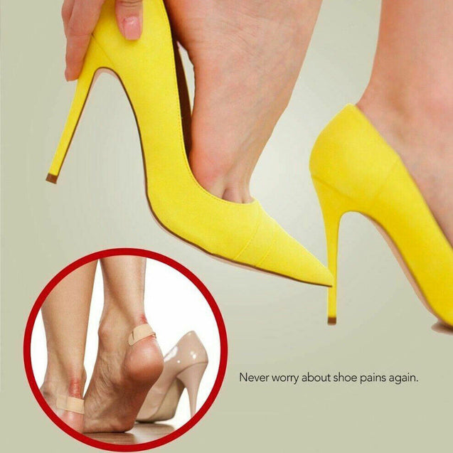 Suede Leather Heel Grip Self-Adhesive Stop Slipping Shoe Liner Cushion Pads Soft