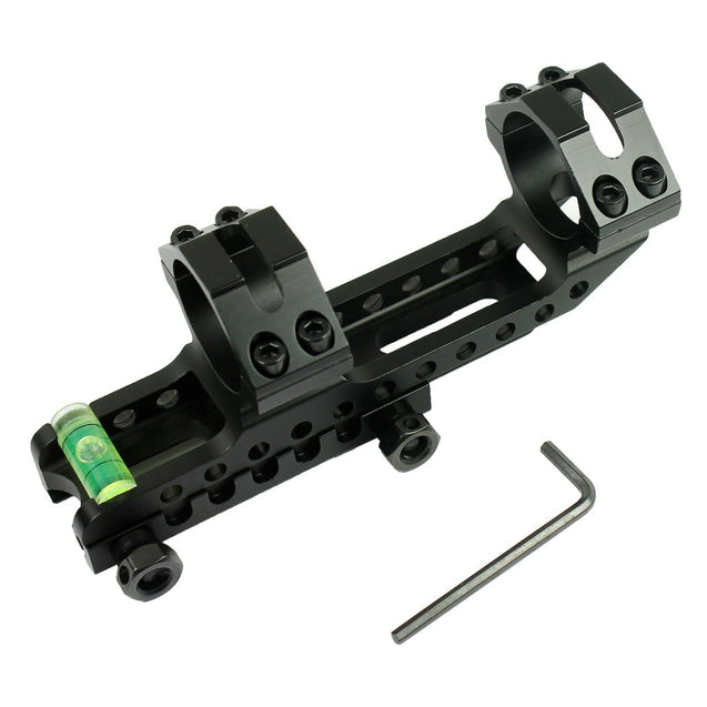 PEPR Cantilever 1" to 30mm Rifle Scope Mount w/ Bubble Level for Picatinny Rails