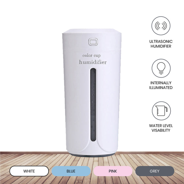 Portable USB Mini Ultrasonic Color Change Humidifier Air Diffuser Mist Purifier