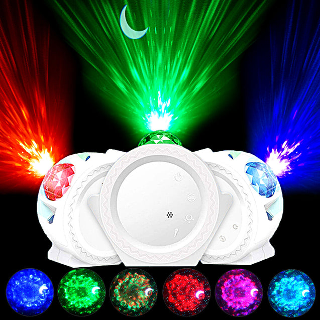 3in1 LED Galaxy Starry Night Light Projector 3D Ocean Star Sky Party Lamp Gift