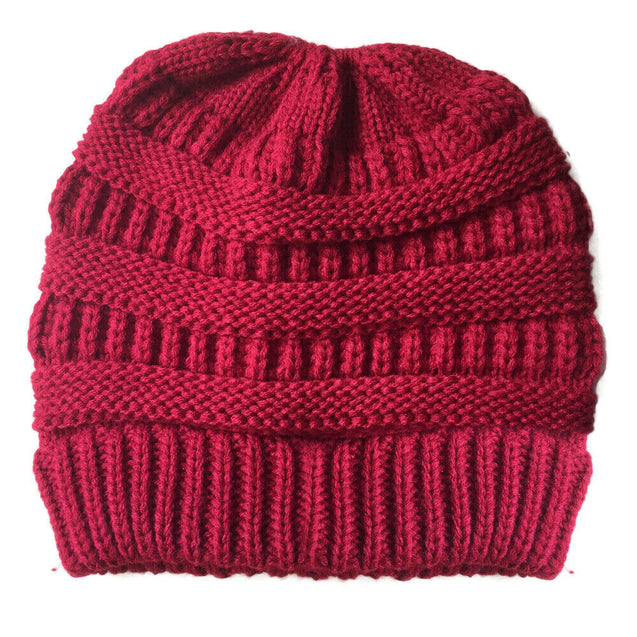 Women's Bubble Knit Slouchy Baggy Beanie Oversize Winter Hat Ski Cap Stylish and