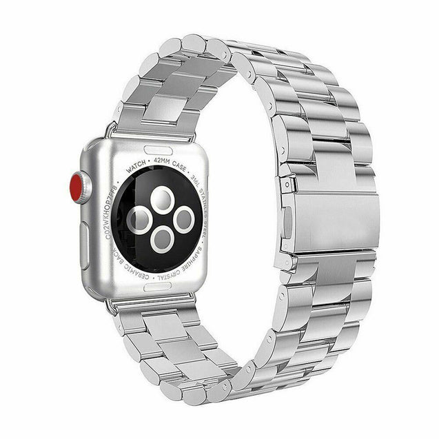 Stainless Steel Wrist Band Clasp for Apple Watch Series 4/3/2/1 iWatch 38/42mm