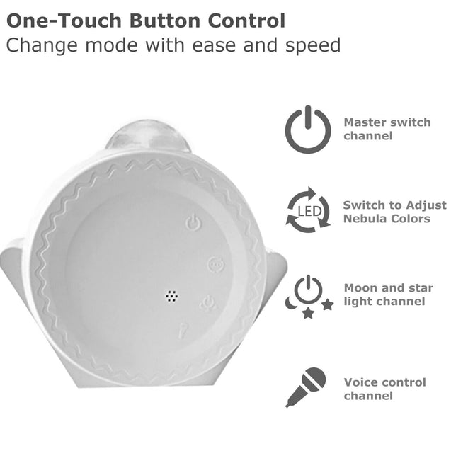 3in1 LED Galaxy Starry Night Light Projector 3D Ocean Star Sky Party Lamp Gift