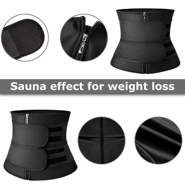 Waist Trainer Women Corset Sauna Sweat Weight Loss Body Shaper Yoga Slimmer Belt