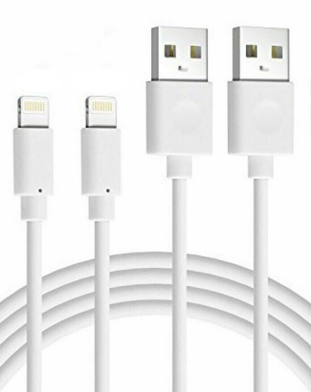 3 FT USB Data Sync Cord Charging Cable for iPhone 13 12 11 X 8 7 6s 6 5
