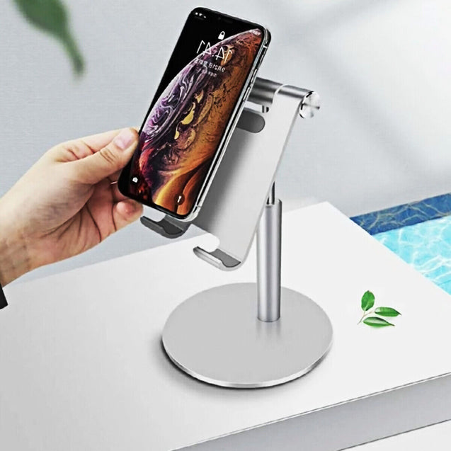 Portable Aluminum Desk Desktop Phone Stand Holder For iPhone Cellphone Tablet