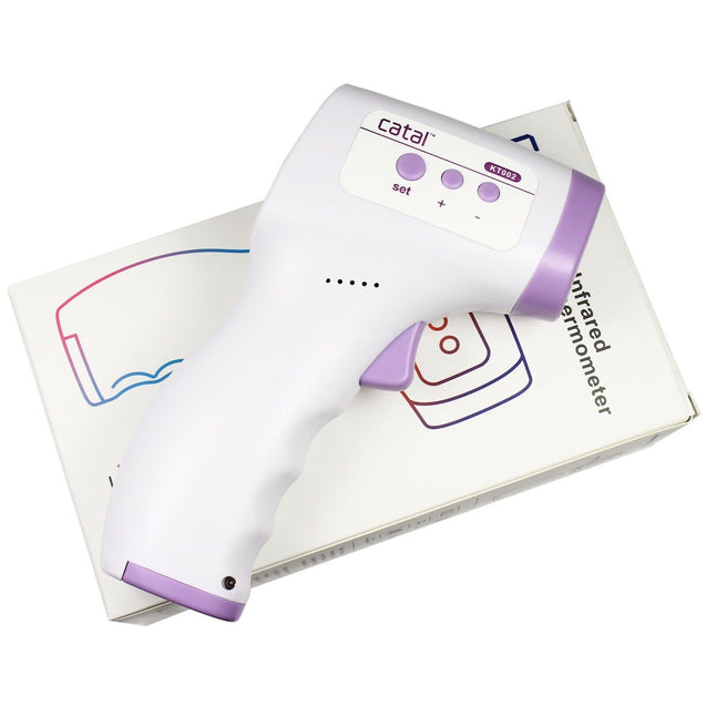 Medical Grade Non-Contact Infrared Forehead Thermometer LCD Laser IR USA Ship