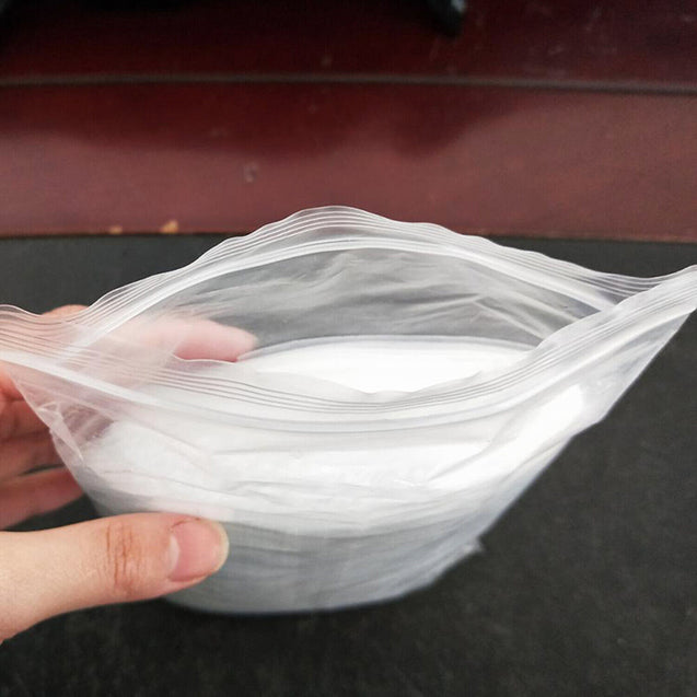 Clear Resealable Bag Plastic Zip Seal Bags Poly Zipper 2.07mil / 2.26mil