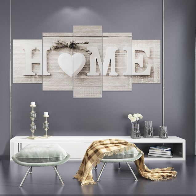 5PCS Unframed Modern Wall Art Painting Print Canvas Picture Home Room Decor Gift