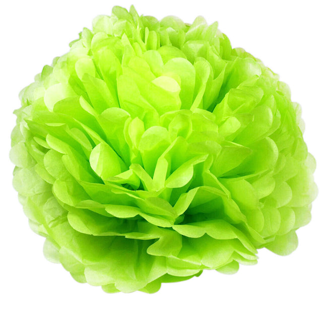 Paper Flower Tissue Pom Pom Hanging Ball Wedding Babyshower Party Decor 12PCS