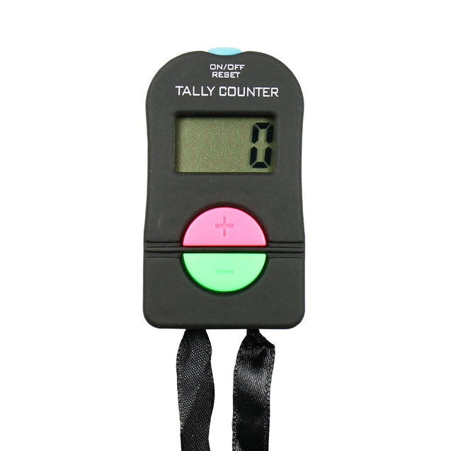Tally Counter Electronic Counts Up or Down with Strap Golf Gym Security running