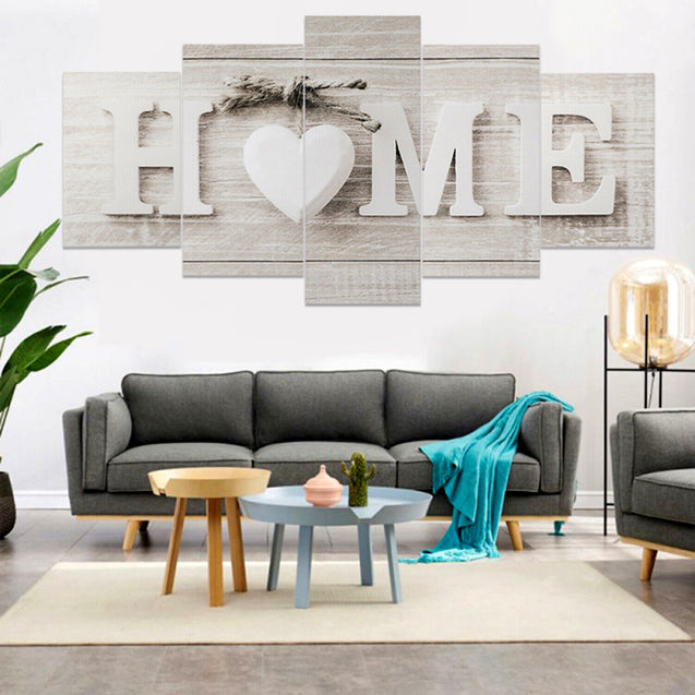 5PCS Unframed Modern Wall Art Painting Print Canvas Picture Home Room Decor Gift