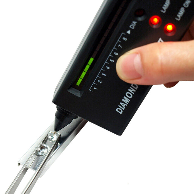 Jeweler diamond tool kit : Portable Diamond Tester - Loupe - Gemstone Tweezers