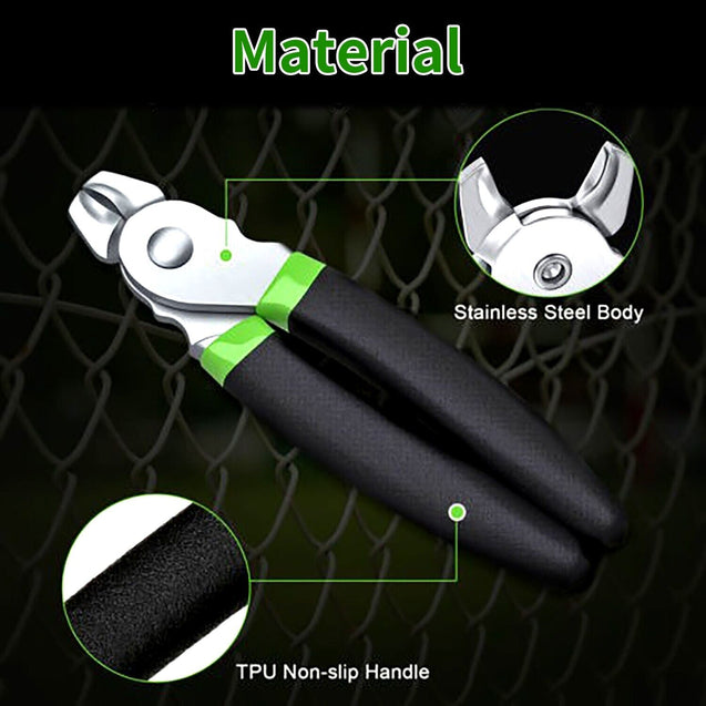 Straight Hog Ring Pliers 240PCS 3/4 1/2 3/8 inch Rings Kit Upholstery Seat Cover