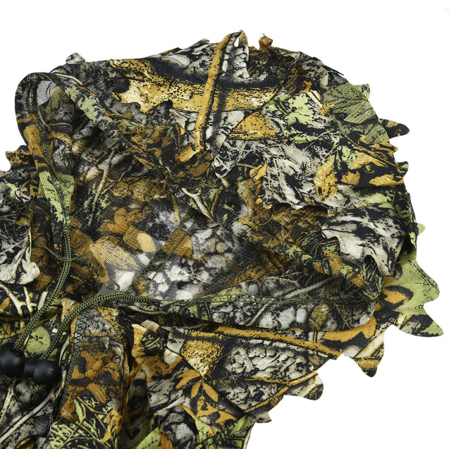 3D Ghillie Suit Set Sniper Train Leaf Jungle Forest Wood Hunting Camouflage