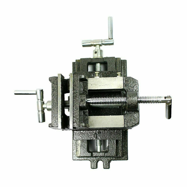 Cross Slide Vise 4" inch Wide Drill Press X - Y Clamp Milling Heavy Duty 2 Way