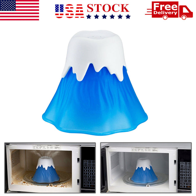Volcano Erupt Microwave Oven Cleaner Steam Clean Kitchen Gadget Cleaning Tool