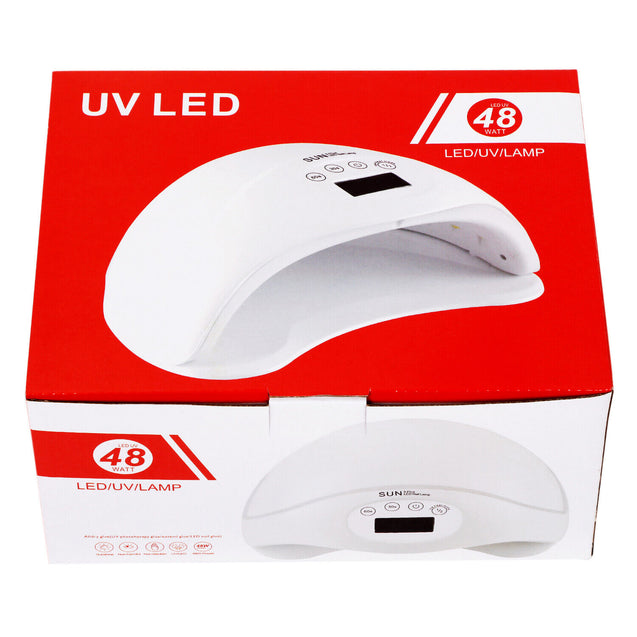 48W Professional 24 LED UV Nail Lamp Dryer Gel Polish Light Curing Machine US