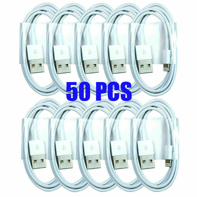 3 FT USB Data Sync Cord Charging Cable for iPhone 13 12 11 X 8 7 6s 6 5