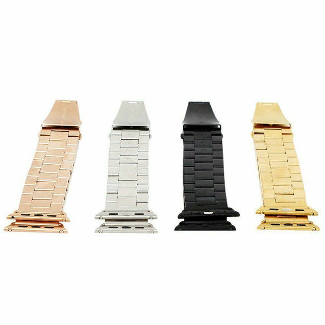 Stainless Steel Wrist Band Clasp for Apple Watch Series 4/3/2/1 iWatch 38/42mm