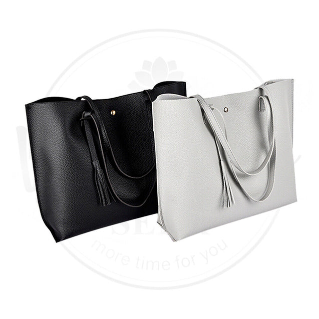 Women Synthetic Leather Handbag Shoulder Ladies Purse Messenger Satchel Tote Bag