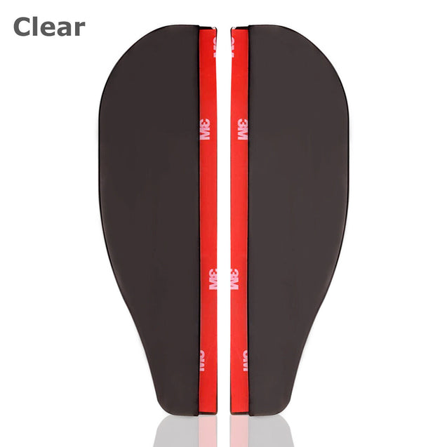 Black Rear View Side Mirror Rain Board Eyebrow Guard Sun Visor Car Accessories S