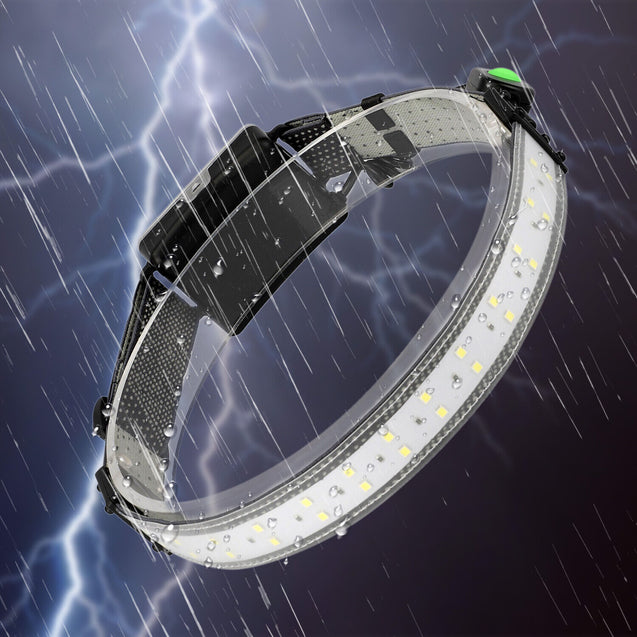 Battery LED Headlamp Headlights Torch Flashlight Work Light Bar Head Band Lamp